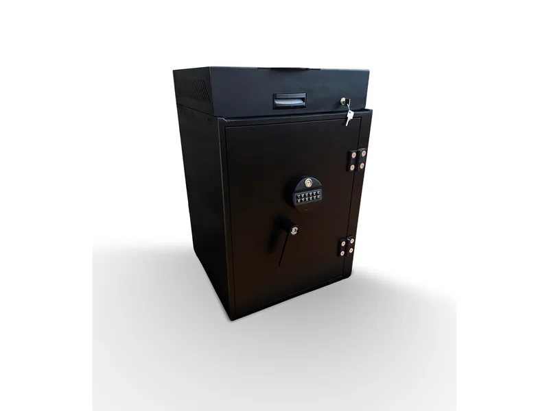 Cassaforte intelligente Natty di Plug-in, vista frontale